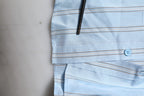 Dolce & Gabbana Blue Striped MARTINI Long Sleeve Dress Shirt