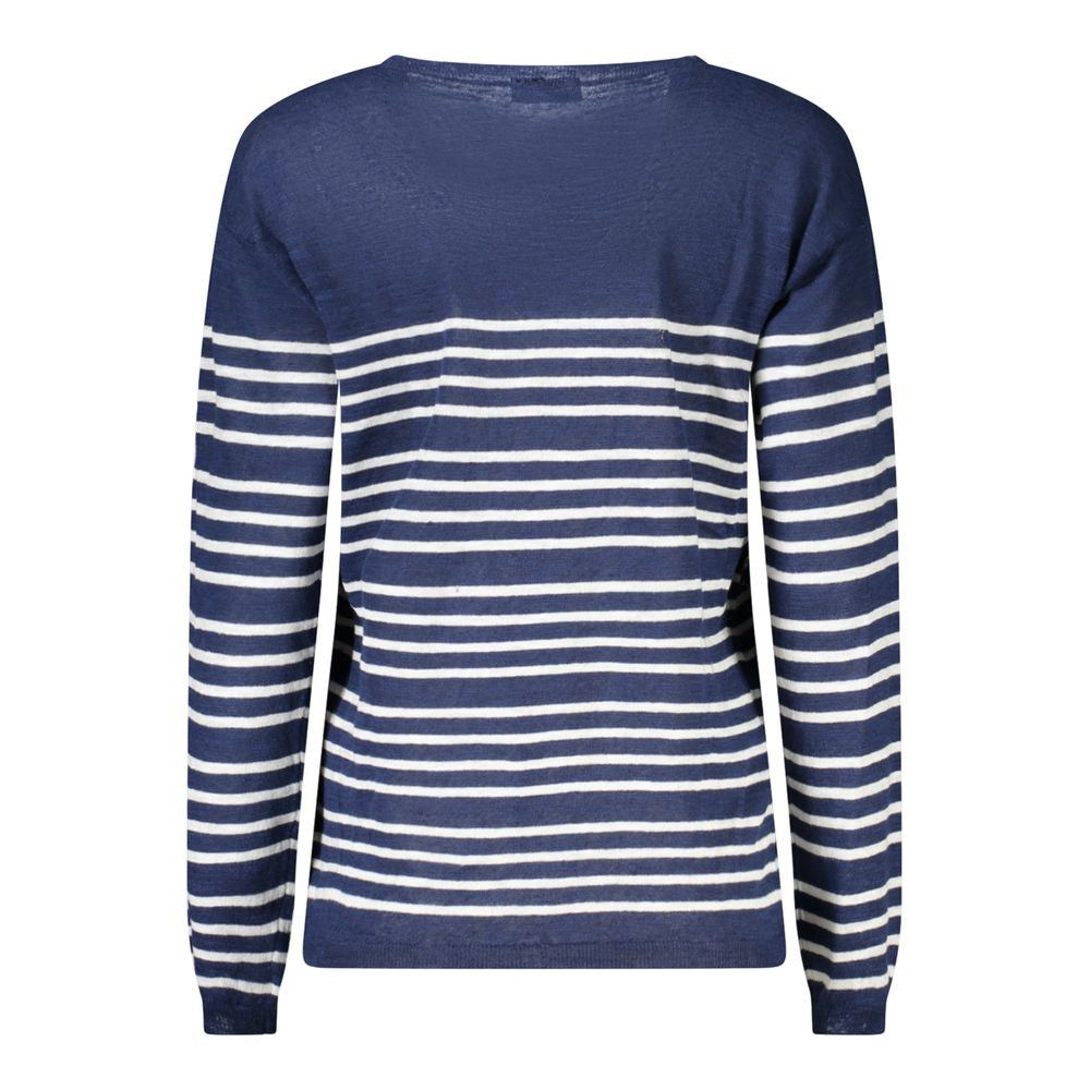 North Sails Blue Linen Women's Sweater