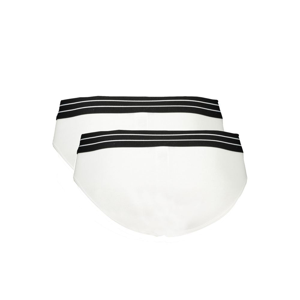Cavalli Class White Cotton Men's Briefs