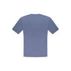 North Sails Blu Cotton Men T-Shirt