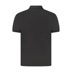 Calvin Klein Black Cotton Men Polo