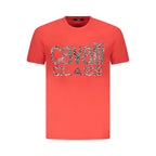 Cavalli Class "Rosso Cotton Men T-Shirt"