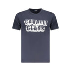 Cavalli Class Blu Cotton Men T-Shirt