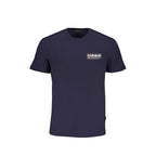 Napapijri Blue Organic Cotton Men T-Shirt