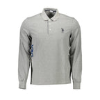 U.S. POLO ASSN. Gray Cotton Men's Polo