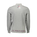 U.S. POLO ASSN. Gray Cotton Men's Polo