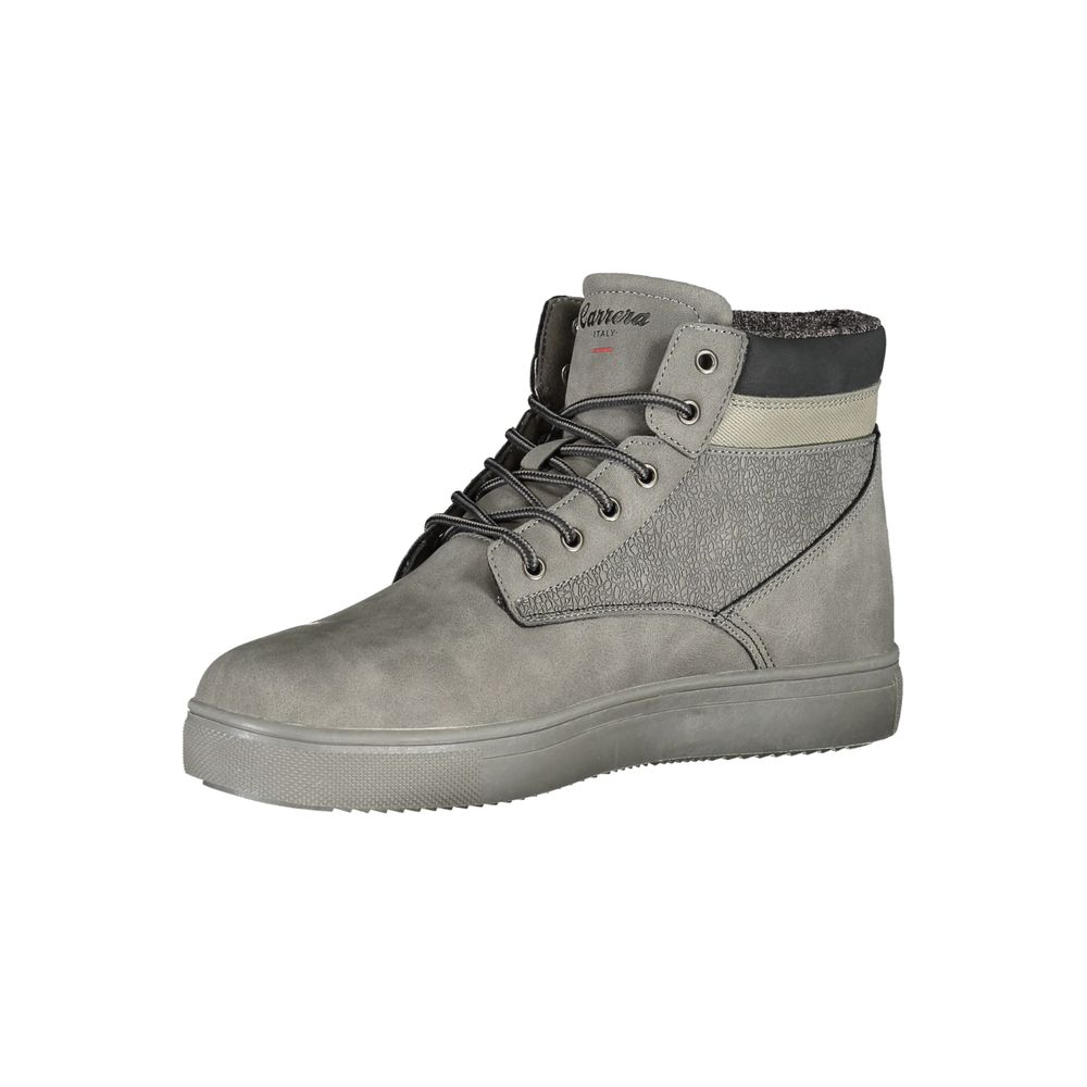 Carrera Grigio Poliuretano Men Ankle Boot