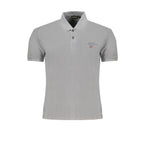 Napapijri Brown Cotton Men Polo Shirt