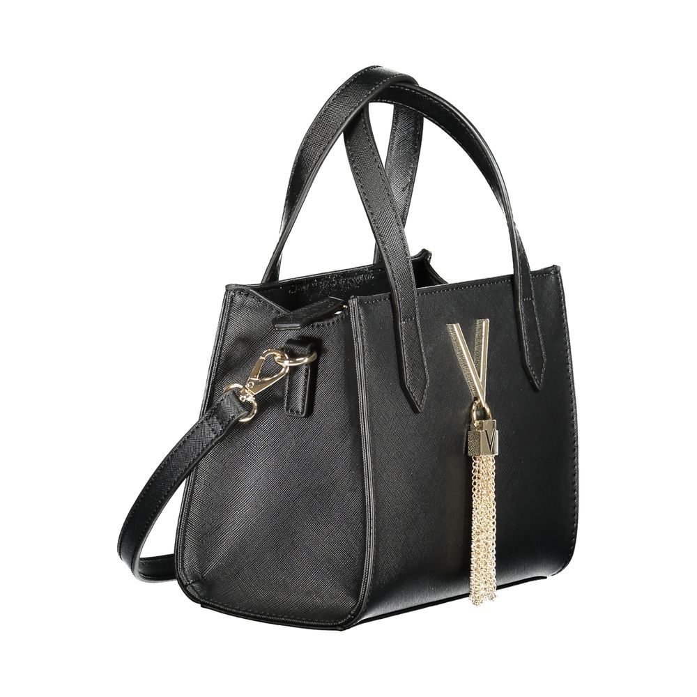 Mario Valentino "Nero Polyurethane Women Handbag"