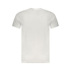 Cavalli Class Bianco Cotton Men T-Shirt