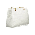 Mario Valentino White Polyurethane Women's Bag with Handles