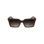 Calvin Klein Red Bio-Based Fabric Women Sunglass