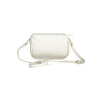 Mario Valentino Bianco Polyurethane Women's Bag with Adjustable Shoulder Strap
