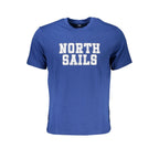 North Sails Blue Cotton Men's T-Shirt