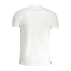 Cavalli Class "Bianco Cotton Men's Polo Shirt"