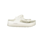 Carrera Bianco Poliuretano Womens Flip Flop with Ankle Buckle