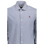 U.S. POLO ASSN. Blue Cotton Men's Shirt