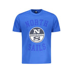 North Sails Blue Cotton Men's T-Shirt