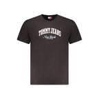 Tommy Hilfiger Black Cotton Men's T-Shirt