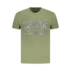 Cavalli Class Verde Cotton Men T-Shirt