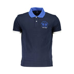 La Martina Blue Cotton Men's Polo Shirt