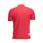 La Martina Red Cotton Polo T-Shirt