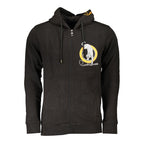 Cavalli Class Black Cotton Men's Hooded Sweatshirt