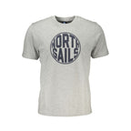 North Sails Brown Cotton Men T-Shirt