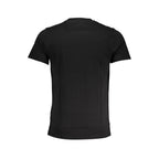Cavalli Class Black Cotton Men T-Shirt