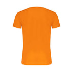 Trussardi Arancione Cotton Men T-Shirt