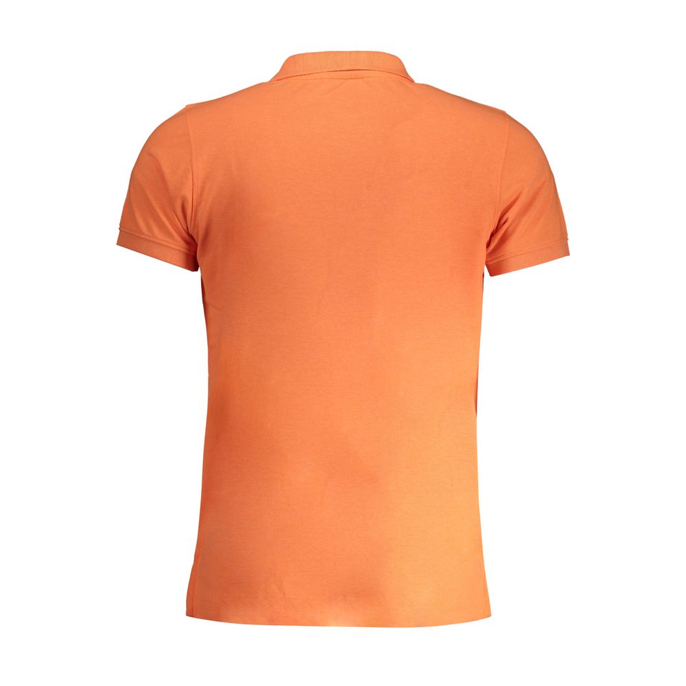 Norway 1963 Arancione Cotton Men Polo