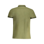 Cavalli Class Verde Cotton Men Polo Shirt