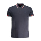 Cavalli Class Navy Cotton Men Polo Shirt