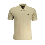La Martina Beige Cotton Men Polo Shirt