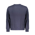 North Sails Blue Cotton Men Sweatshirt