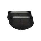 Cavalli Class Nero Cotton Men's Underwear Slip