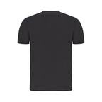 North Sails Black Cotton Men's T-Shirt