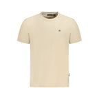 Napapijri Beige Cotton Mens T-Shirt