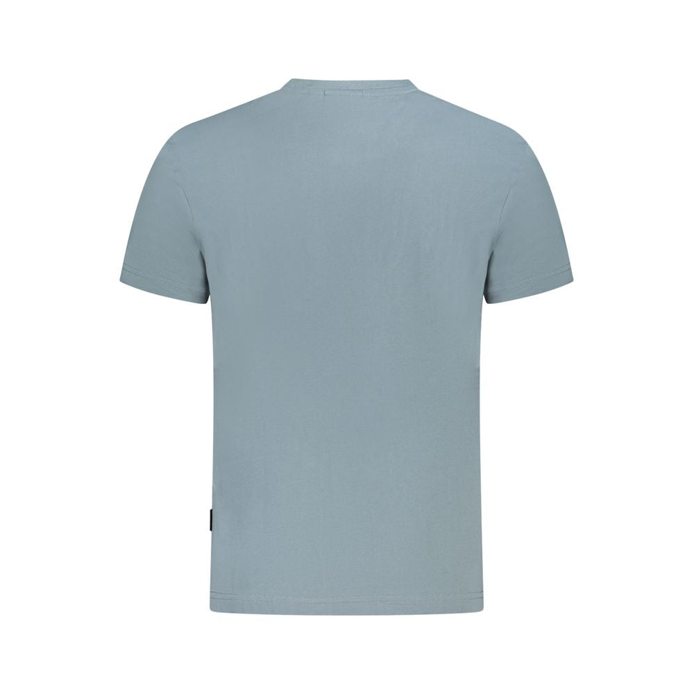 Napapijri Grigio Organic Cotton Men T-Shirt
