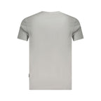 Napapijri Grigio Cotton Men T-Shirt