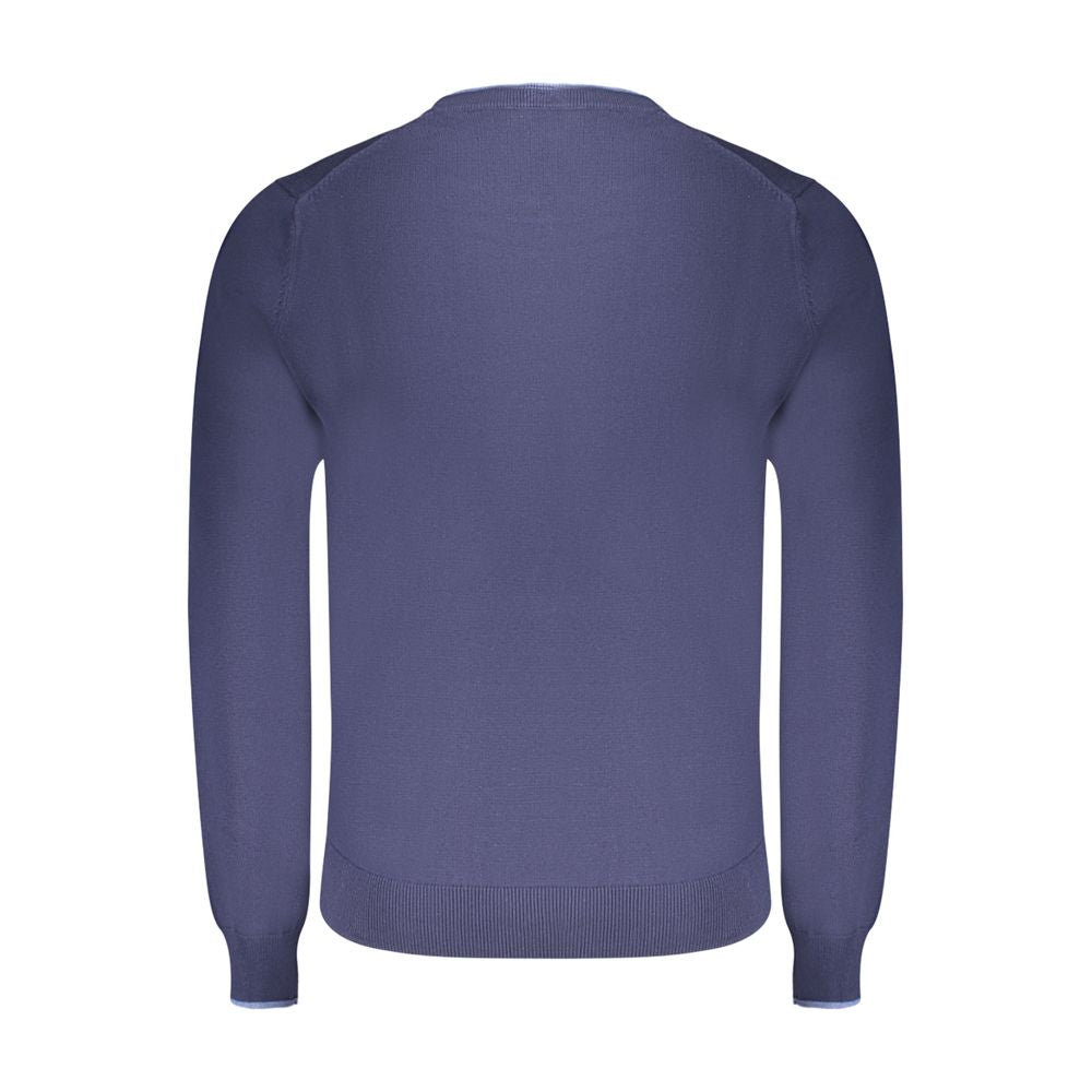 North Sails Blue Cotton Men's Sweater