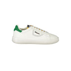 Blauer White Polyurethane Men Sneaker