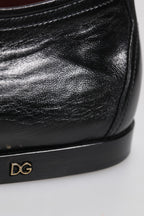 Dolce & Gabbana Black Leather Lace Up Derby Dress Formal Shoes