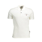 Napapijri White Cotton Men's Polo Shirt