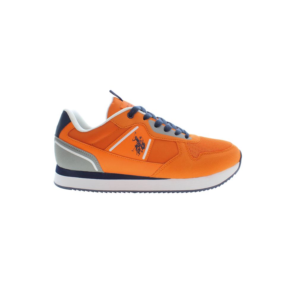 U.S. POLO ASSN. Orange Polyester Men's Sneaker