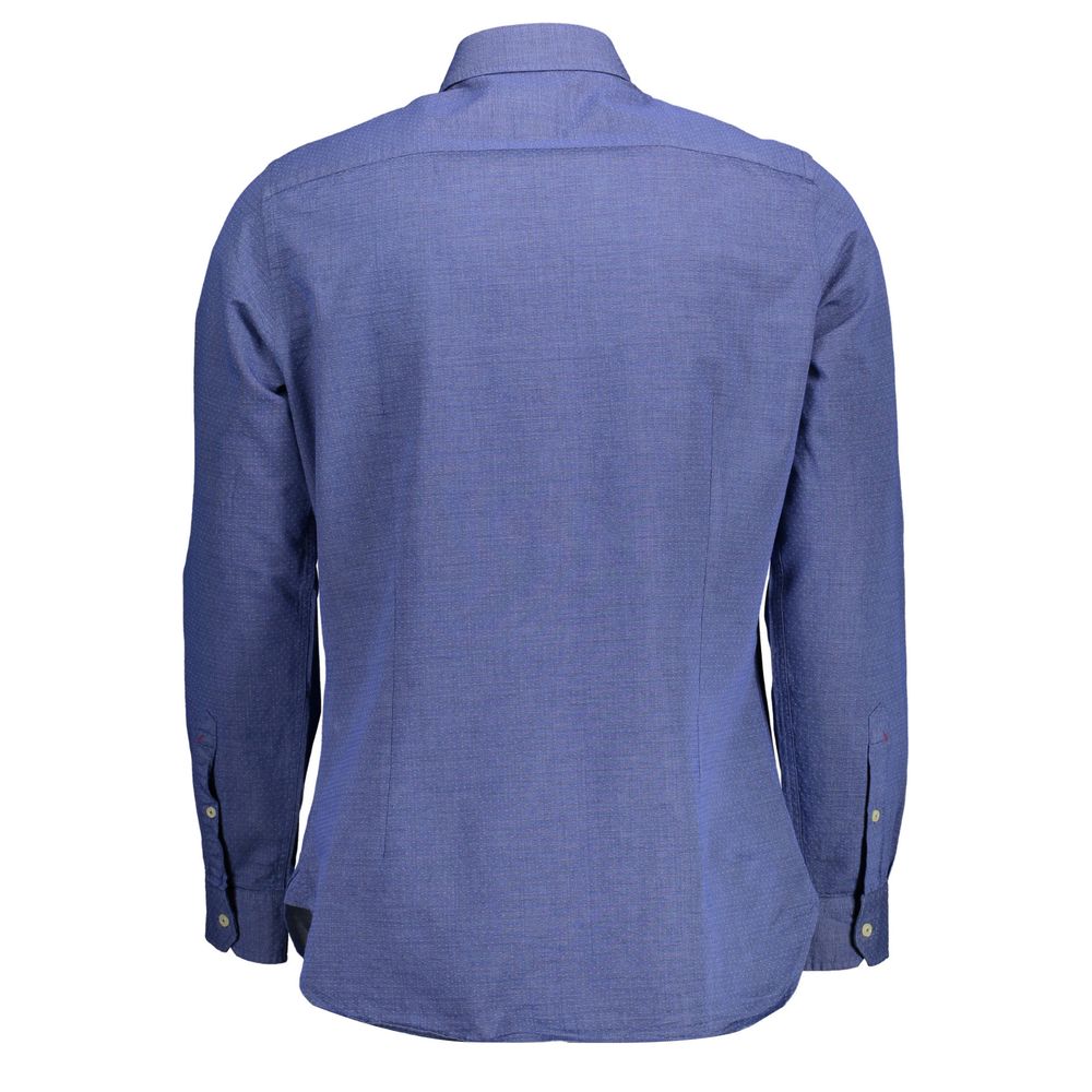 U.S. POLO ASSN. Blue Cotton Men's Shirt