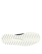 Dolce & Gabbana Black Tropical Slip On Men Sneakers Shoes