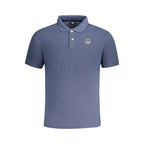 North Sails Blue Cotton Men Polo Shirt