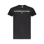 Accademia Militare Black Cotton Men's T-Shirt