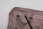 Dolce & Gabbana Brown Animal Print Square Foulard Scarf
